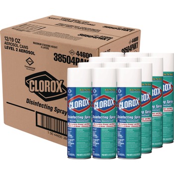 Clorox 38504 19 oz. Fresh Aerosol Disinfecting Spray (12/Carton)