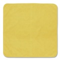 Cleaning Cloths & Wipes | Rubbermaid Commercial 1820580 12 in. x 12 in. Microfiber Cleaning Cloths - Yellow (24/Pack) image number 1