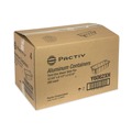Steam Table Parts | Pactiv Corp. Y6062XH 5.9 in. x 8.04 in. 1/3 in. Size Aluminum Steam Table Pan - (200/Carton) image number 3