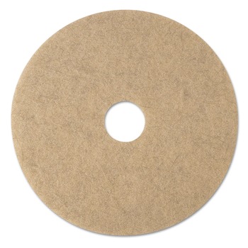 3M 3500-20 20 in. Diameter Ultra High-Speed Natural Blend Floor Burnishing Pads 3500 - Tan (5/Carton)