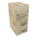 Food Containers & Lids | Pactiv Corp. 0CNC10700DZY MealMaster 10 x 7.1 x 2.1 Rib Container - Black/Clear (90/Carton) image number 3