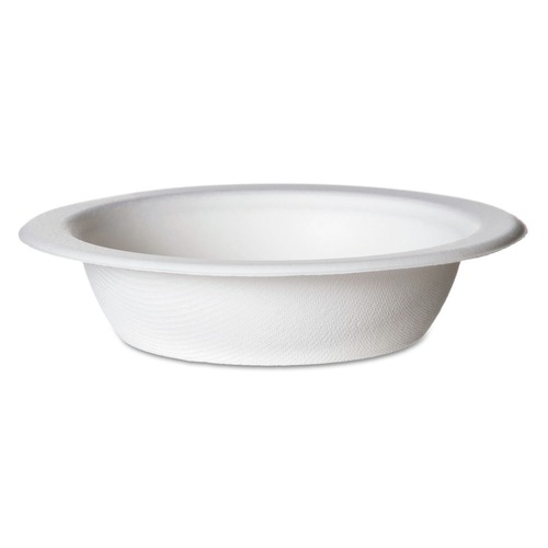 Bowls | Eco-Products EP-BL16 16 oz. Renewable Molded Sugarcane Fiber Bowls - Natural White (1000/Carton) image number 0
