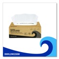 Cleaning Cloths & Wipes | Boardwalk LDW2250W 9.84 in. x 9.06 in. 1-Ply Paper Wipers - White (18 Boxes/Carton) image number 2