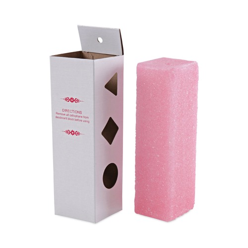 Air Fresheners & Odor Eliminators | Boardwalk 24WBHP006I036M202143000 24 oz. Deodorizing Para Wall Blocks - Pink, Cherry (6/Box) image number 0