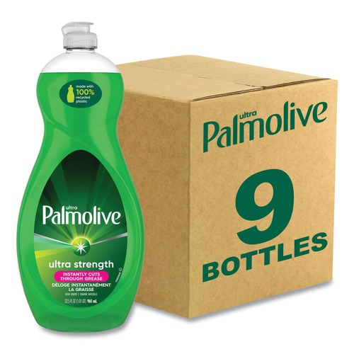 Dishwashing Detergents | Palmolive US04282A 32.5 oz. Bottle Dishwashing Liquid - Green Scent (9/Carton) image number 0