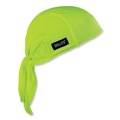 Head & Face Protection | Ergodyne 12476 Chill-Its 6615 One Size Fits Most High-Performance Bandana Doo Rag with Terry Cloth Sweatband - Lime image number 0