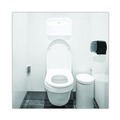 Toilet Seat Cover Dispensers | Boardwalk BWKKD100 16 in. x 3 in. x 11.5 in. Toilet Seat Cover Dispenser - White (2/Box) image number 7
