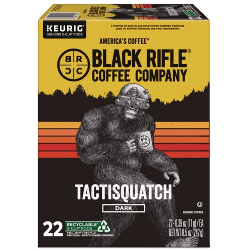 Coffee - Caffeinated | Keurig 5000384045 Coffee K-Cups - Tactisquatch (22/Box) image number 0