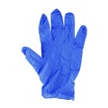 Food Service Disposable & Single Use Gloves | Boardwalk 380XLBXA 380 Series 4 mil Thick 9.5 in. Long Powder-Free Disposable General-Purpose Nitrile Gloves - Extra Large, Blue (100/Box) image number 1