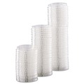Souffle & Portion Cups | Dart PL100N PET Portion/Souffle Cup Lids Fits 0.5 - 1 oz. Cups - Clear (2500/Carton) image number 0