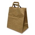 Shopping Bags | Kari-Out 1200410 11 in. x 7 in. x 12 in. Natural Kraft Flat Handles Kraft Paper Bags - Brown (250/Carton) image number 0