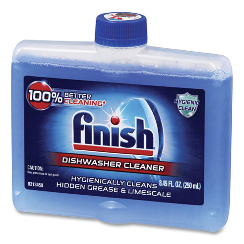 Dishwashing Detergents | FINISH 51700-95315 8.45 oz Dishwasher Cleaner Bottle - Fresh (6/Carton) image number 0