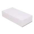 Scouring Pads & Sticks | Boardwalk 96157-M-BWK 2.5 in. x 4.5 in. x 1 in. Eraser Pads - White (6 Packs/Carton) image number 3