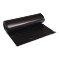 Repro Trash Bags | Boardwalk X7658SKKK01 Reprocessed Resin Can Liners, 60 gal, 1.2 mil, 38 x 58, Black, 50 Rolls/Carton image number 1