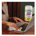 Cleaning Cloths & Wipes | LYSOL Brand 19200-49128 7 in. x 7.25 in. 1-Ply Disinfecting Wipes II - Fresh Citrus/White image number 9