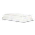 Food Containers & Lids | Eco-Products EP-SCRC107LID-R 10.82 in. x 10.71 in. x 1.83 in. Worldview 100% Recycled Content Plastic Lid - Clear (200/Carton) image number 0