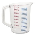 Perforated Roll & Hand Towels | Rubbermaid Commercial FG321600CLR Bouncer 32 oz. Measuring Cup - Clear image number 1