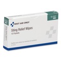 Antiseptic Wipes Pads | PhysiciansCare by First Aid Only 19-002 First Aid Sting Relief Pads (10/Box) image number 1