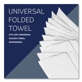 Perforated Roll & Hand Towels | Kleenex 01890 9.2 in. x 9.4 in. 1-Ply Multi-Fold Paper Towels - White (2400/Carton) image number 2