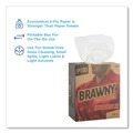 Perforated Roll & Hand Towels | Georgia-Pacific 29221 2-Ply 8 in. x 12-1/2 in. Light-Duty Paper Wipers - White (148/Box, 20 Boxes/Carton) image number 3