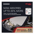 Perforated Roll & Hand Towels | WypAll 41600 X70 12-1/2 in. x 12-2/5 in. Cloths - White, Jumbo (870 Towels/Roll) image number 4