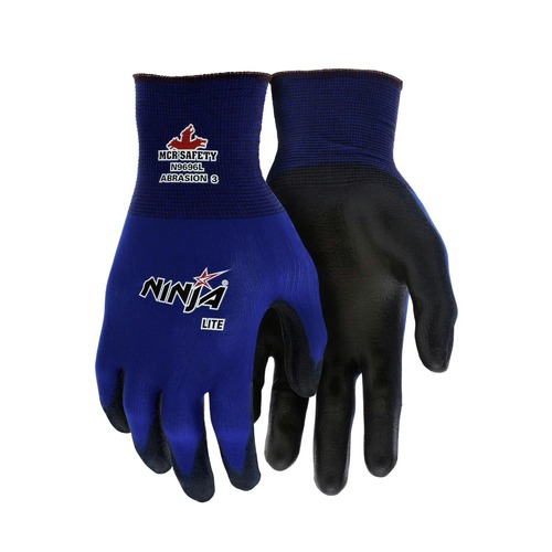 Work & Welding Gloves | MCR Safety N9696S Ultra Tech TaCartonile Dexterity Work Gloves - Small Blue/Black (1-Dozen) image number 0