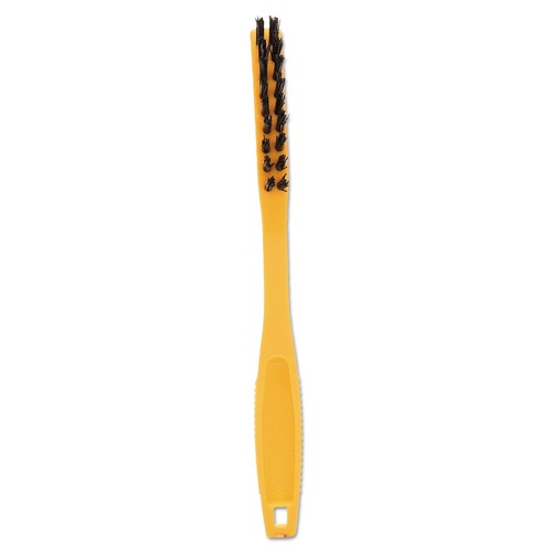 Brushes | Rubbermaid Commercial FG9B5600BLA 2.5 in. Brush 8.5 in. Handle Synthetic-Fill Tile and Grout Brush - Black/Yellow image number 0