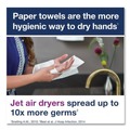 Perforated Roll & Hand Towels | Tork 8031050 8 in. x 10 in. Advanced Notched Hand Towel Roll - White (6/Carton) image number 4