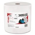 Perforated Roll & Hand Towels | WypAll 34955 12.2 in. x 12.4 in. General Clean Jumbo Roll X60 Cloths - White (1/Carton) image number 0