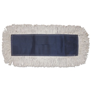 Boardwalk BWK1660EA 5 in. x 60 in. Disposable Dust Mop - White