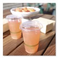 Cup Lids | World Centric CPL-CS-12NS Plastic PLA Clear Cold Cup Lids Fits 9 oz to 24 oz Cold Cups - Clear (1000/Carton) image number 6