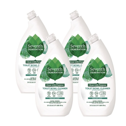 Toilet Bowl Cleaners | Seventh Generation 10732913451668 24 oz. Bottle Toilet Bowl Cleaner - Fresh Mint Scent (4/Carton) image number 0