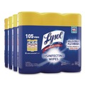 Cleaning Cloths & Wipes | LYSOL Brand 19200-82159 7 in. x 7.25 in. 1-Ply Disinfecting Wipes - Lemon and Lime Blossom White (4/Carton) image number 0