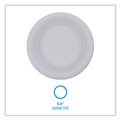 Bowls | Boardwalk BWKBOWLHIPS12WH Hi-Impact 10 - 12 oz. Plastic Bowls - White (1000/Carton) image number 6