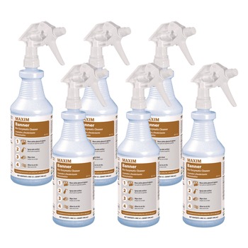  | Maxim 071200-86 Banner 32 oz. Bottle Safe-to-Ship Bio-Enzymatic Cleaner - Fresh Scent (6/Carton)