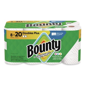 PAPER TOWELS | Bounty 80835948 Select-a-Size 5.9 in. x 11 in. 2-Ply Kitchen Roll Paper Towels - White (8/Pack)