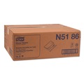 Dinner Napkins | Tork N5186 1-Ply 15 in. x 17 in. Universal One-Ply Dinner Napkins - Natural (12/Carton) image number 2