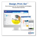 Perforated Roll & Hand Towels | Avery 22804 1.5 in. x 2.5 in. Oval Labels with Sure Feed and Easy Peel - Glossy White (180/Pack) image number 5