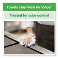 Cleaning Cloths & Wipes | Tork 192291 11.75 in. x 14.75 in. 1-Ply Small Pack Foodservice Cloth - Unscented/White/Red Stripe (4/Carton) image number 5