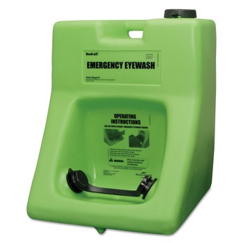 EYE WASH STATIONS | Honeywell 32-000200-0000 Fendall Porta Stream II 16 Gallon Eye Wash Station with Eyesaline Concentrate