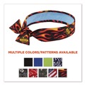 Head & Face Protection | Ergodyne 12568 Chill-Its 6700CT One Size Fits Most Cooling Bandana PVA Tie Headband - Flames image number 4