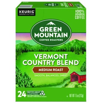 Green Mountain Coffee 5000355581 Coffee K-Cups - Vermont Country Blend (24/Box)