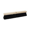 Brooms | Boardwalk BWK20618 3 in. Medium Weight Polypropylene Bristles 18 in. Brush Floor Brush Head - Black image number 0