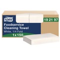 Cleaning Cloths & Wipes | Tork 192197 1-Ply 5 x 10.75 Foodservice Cleaning Towel - White (1/Carton) image number 1