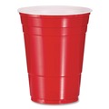 Cups | Dart P16R 16 oz. Plastic Cold Drink Party Cups - Red (50/Pack) image number 2