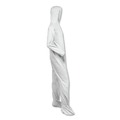 Cleaning Cloths & Wipes | Ansell 44333 A40 Elastic-Cuff Ankle, Hood, and Boot Coveralls - Large, White (25/Carton) image number 1