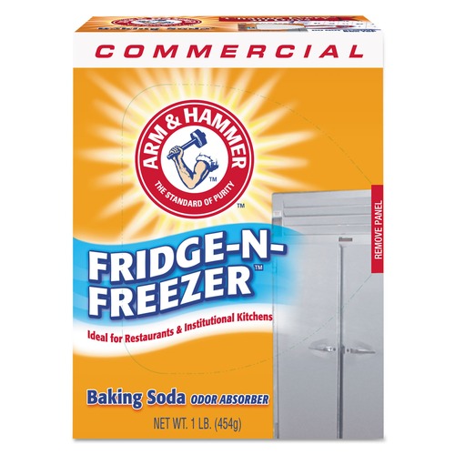 Air Fresheners & Odor Eliminators | Arm & Hammer 33200-84011 16 oz. Powder Fridge-n-Freezer Pack Baking Soda - Unscented image number 0