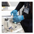 Janitorial Disposable & Single Use Gloves | Ammex APFN46100 9.5 in. Long 3 mil Powder-Free Nitrile Exam Gloves - Large/Light Blue (1000/Carton) image number 4