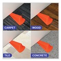 Doorstops | Master Caster 00965 Giant Foot 3.5 in. W x 6.75 in. D x 2 in. H No-Slip Rubber Wedge Doorstop - Safety Orange image number 6