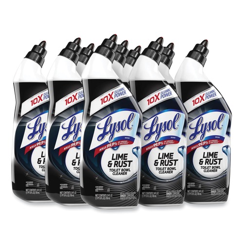 Toilet Bowl Cleaners | LYSOL Brand 19200-98013 24 oz. Lime & Rust Toilet Bowl Cleaner - Atlantic Fresh (9/Carton) image number 0